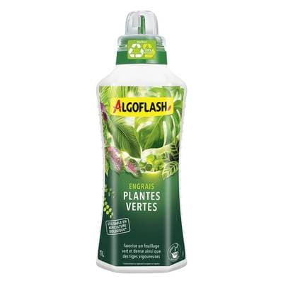 Algoflash Engrais Liquide pour Plantes Vertes, 1L
