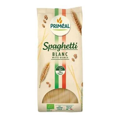 Priméal Spaghetti blanche origine Italie bio Format familial, 1kg