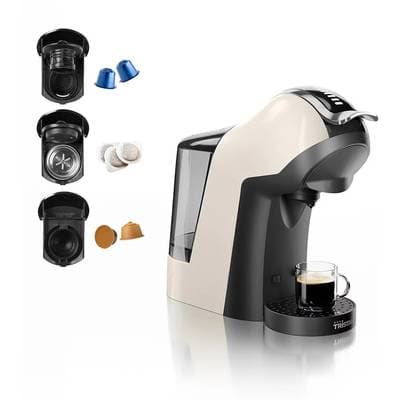 Tristar Cafetière à café à Capsule Nespresso, Dolce Gusto, dosettes ESE CM-2301, 1400 Watts