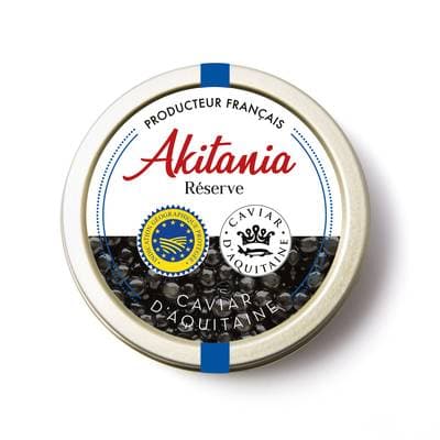 Akitania Caviar d'Aquitaine Réserve IGP, 30g
