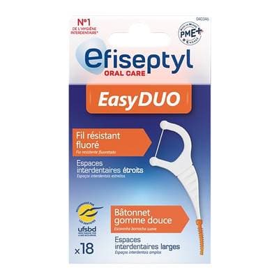 Efiseptyl Porte fil dentaire, 18  pièces