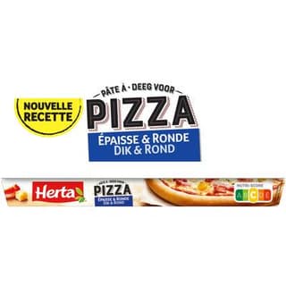 Herta Pâte à Pizza Epaisse et Ronde, 450g