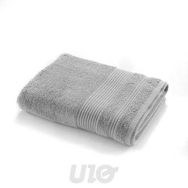 Douceur D Interieur Drap de douche Gris perle, 70 x 130 cm