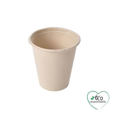 Homea Gobelet canne a sucre 20cl naturel, 12 gobelets