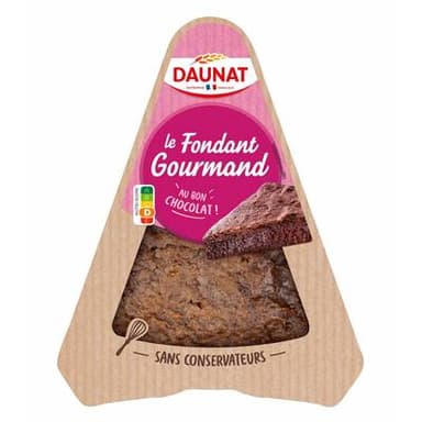 DAUNAT Fondant au chocolat, 90g
