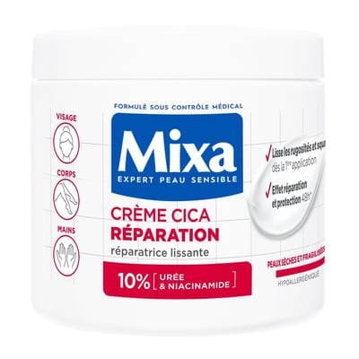 Mixa Lait Corps Réparateur Peaux Sèches et Sensibles, 400ml