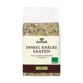 Alnatura Pain croustillant bio aux graines d'épeautre, 200g