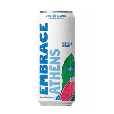 Embrace ATHENS, Boisson Pétillante Pastèque Menthe, 33cl