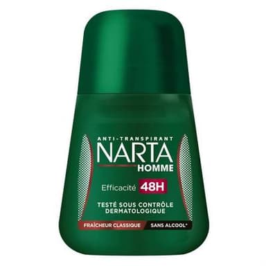 Narta Homme Déodorant Homme 48h, 50ml