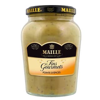 Maille Moutarde Fins Gourmets Pointe d'épices en bocal, 340g