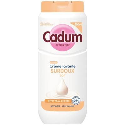 Cadum Crème Lavante Surdoux au Lait, 500ml