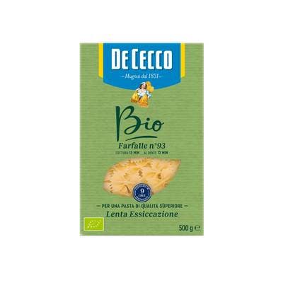 De Cecco Pâtes Farfalle Bio N°93 Premium, 500g