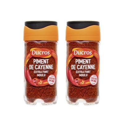 Ducros Piments de Cayenne moulu, Lot de 2x38g
