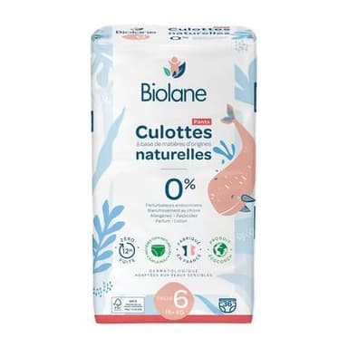 Biolane Couches-Culottes Ecologiques T6  +16Kg, 36 couches culottes