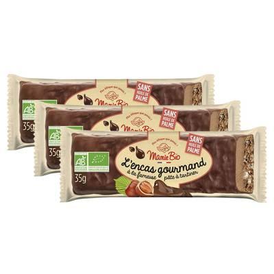 Mamie Bio - Barre chocolaté bio L'Encas Gourmand