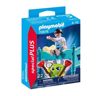 PLAYMOBIL® Spécial Plus Enfant avec petit monstre, 70876