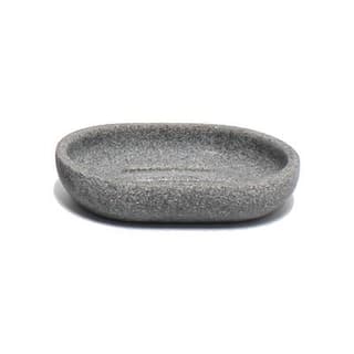 Douceur D Interieur Porte-savon polyresine unie gris, 1 pièce