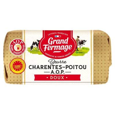 Grand Fermage Beurre Moulé Doux AOP, 250g