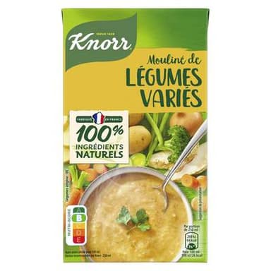 Knorr & La Potagère Soupe Mouliné de légumes variés, 1L