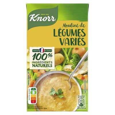 Knorr & La Potagère Soupe Mouliné de légumes variés, 1L