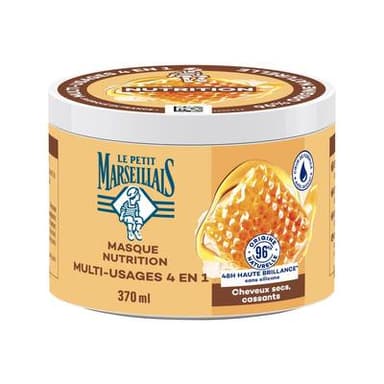 Le Petit Marseillais Masque Capillaire Nutrition Multi-Usages 4-en-1, 370ml