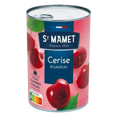St Mamet Fruits sirop bigarreau, 425g