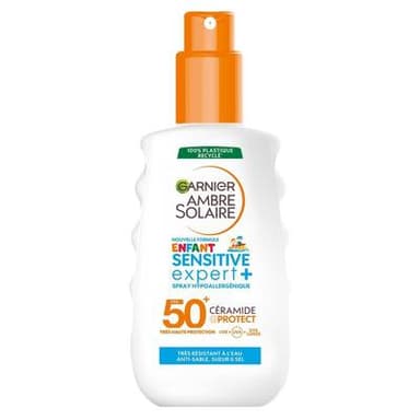 Ambre Solaire Spray Solaire Protecteur Enfant 50+ FPS, 150ml