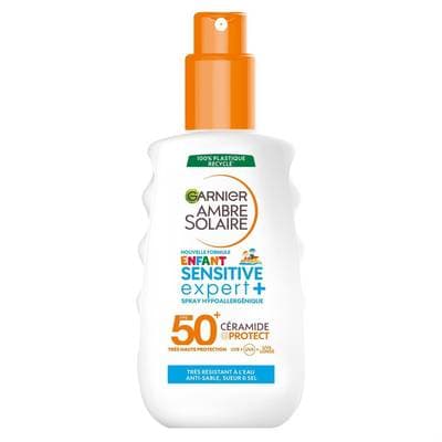 Ambre Solaire Spray Solaire Protecteur Enfant 50+ FPS, 150ml
