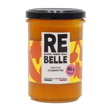 Confiture Re-Belle Confiture de Clémentine, 230g