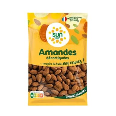 Sun Amandes Décortiquées, 500g