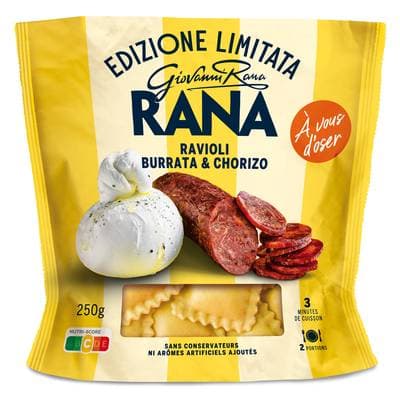 Giovanni Rana Ravioli Buratta & Chorizo, 250g