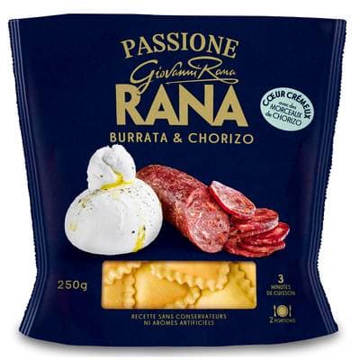 Giovanni Rana Ravioli Buratta & Chorizo, 250g
