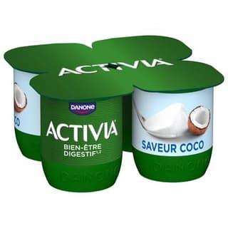 Activia Yaourt coco bifidus, 4x125g