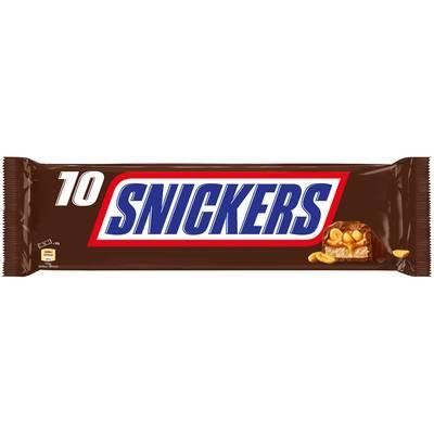 Snickers - 10 Barres Chocolatées