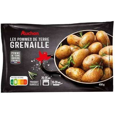 Auchan Pommes de terre grenaille, 450g