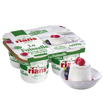 Rians Faisselle Nature, 4x100g