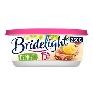 Bridelight Beurre allégé  Demi sel 15%mg, 250g