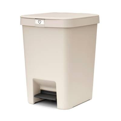 Brabantia Poubelle à pédale StepUp 25 litres - Soft Beige