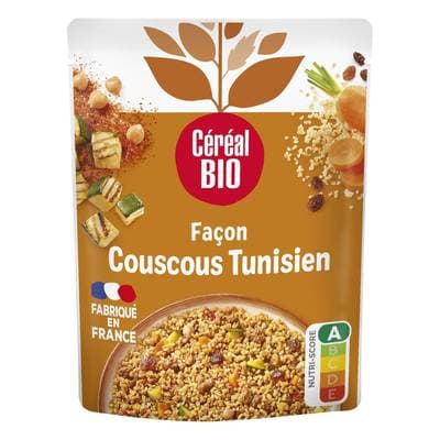 Céréal Bio Boulgour Façon Couscous Tunisien Vegan Bio, 200g