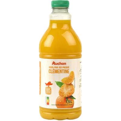 Auchan Pur Jus de Clémentine, 1,5l