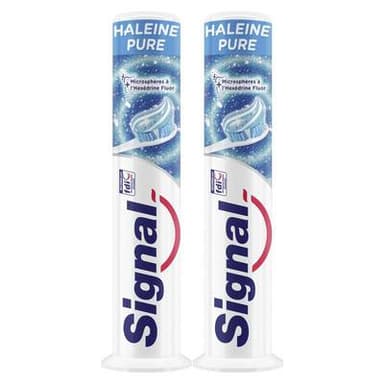 Signal Dentifrice fraîcheur haleine pure, Lot de 2x100ml
