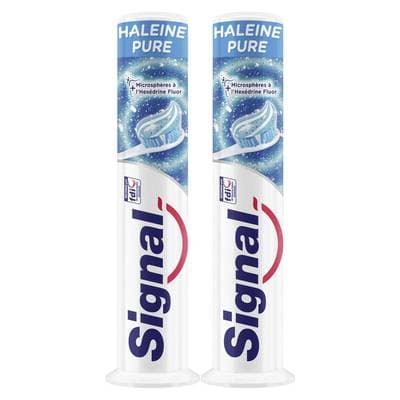 Signal Dentifrice fraîcheur haleine pure, Lot de 2x100ml