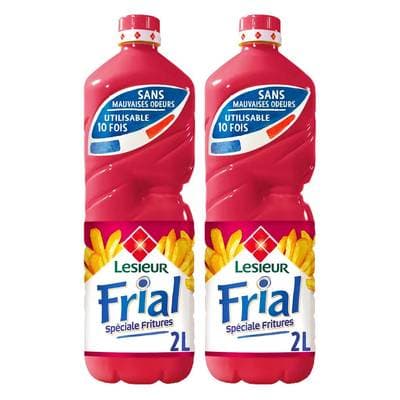 Lesieur Huile spéciale friture Frial, Lot de 2x2L