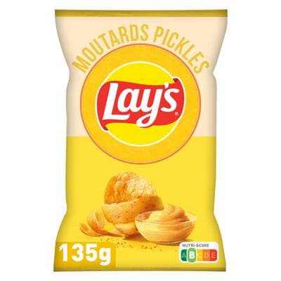 Lay's Chips moutarde pickles, 135g