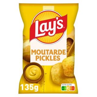 Lay's Chips moutarde pickles, 135g