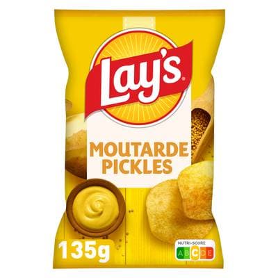 Lay's Chips moutarde pickles, 135g