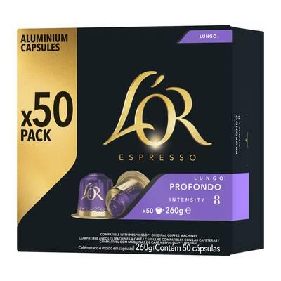 L'or Espresso - Café Capsules Lungo Profondo intensité 8
