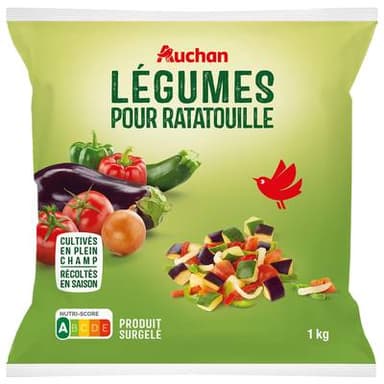 Auchan Légumes pour ratatouille, 1kg