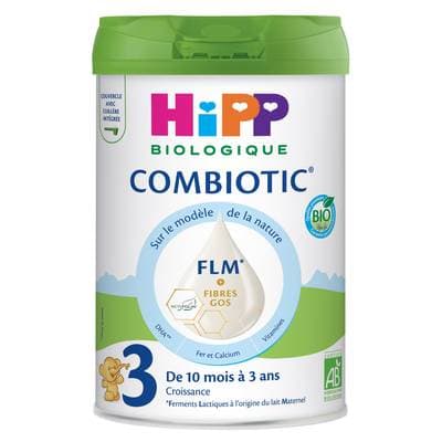 Hipp Lait de Croissance Combiotic FLM Bio 3ème âge en Poudre Bébé Dès 10 mois, 800g