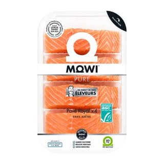 Mowi Pavé de Saumon, 460 g - 4 pièces